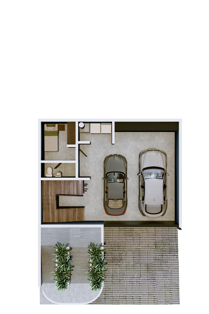 Residencial Fragatta 2 - Nivel estacionamiento 1 Residencial Fragatta 2 - Nivel estacionamiento 1